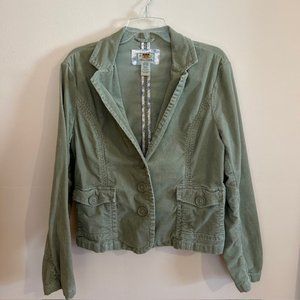 Y2K Route 66 Corduroy Jacket